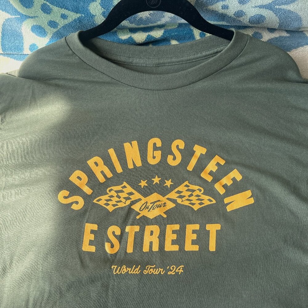 Bruce Springsteen world tour 2024 100% cotton shirt